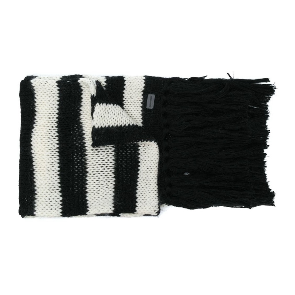 Saint Laurent Wool/Cashmere Extra Long Scarf